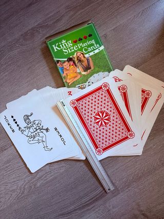 Baraja de Cartas Gigante Poker