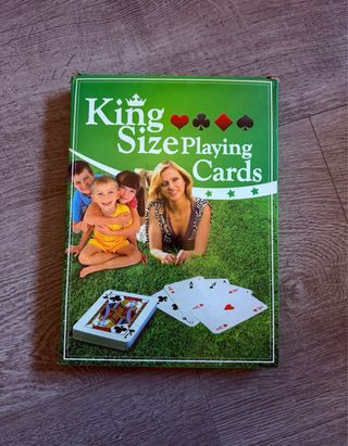 Baraja de Cartas Gigante Poker