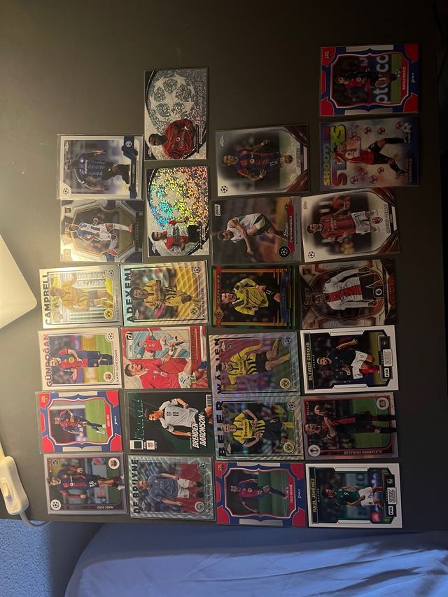 Cromos fútbol TOPP, DAKA: 25 cartas