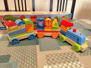Tren bloques madera Playtive Junior
