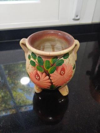 Jarrones Cerámica - Beige y Rosa