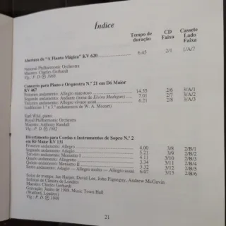 mozart lot x 4 cassette box classical string music