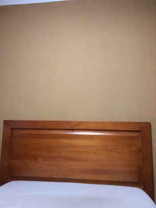 Cabecero cama madera marrón