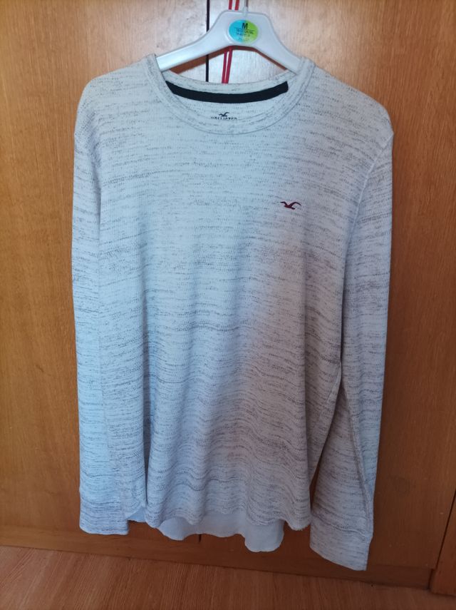 Jersey Hollister M - Gris