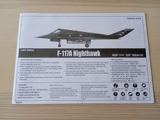 F-117A NIGHTHAWK MAQUETA TRUMPETER 1/32