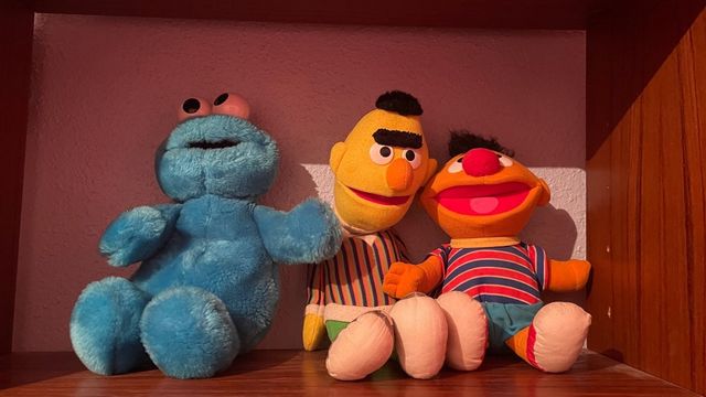 3 Peluches Barrio Sésamo