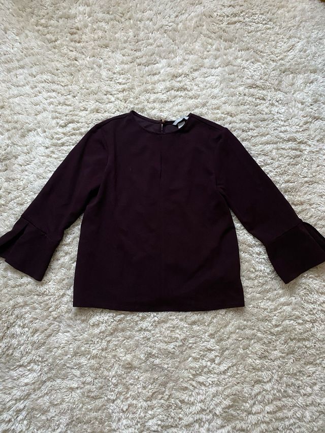 Blusa morada H&M - Talla M
