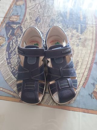 SANDALIAS NIÑO MARRÓN TALLA 38