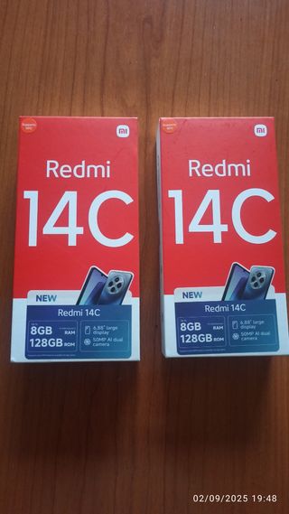 OFERTA 2 Xiaomi NUEVOS Redmi 14C - 8GB+128GB