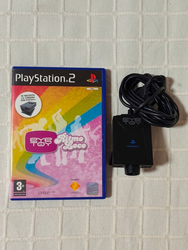 Lote: EyeToy Crazy Rhythm + Câmara. PlayStation 2.