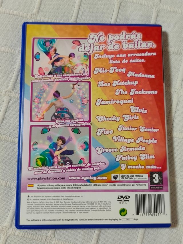 Lote: EyeToy Crazy Rhythm + Câmara. PlayStation 2.