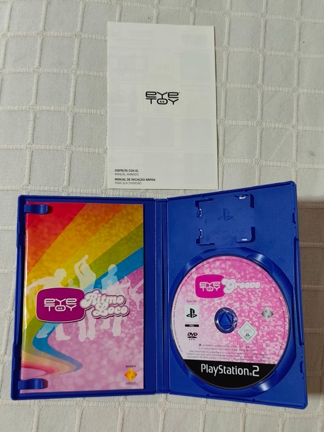 Lote: EyeToy Crazy Rhythm + Câmara. PlayStation 2.