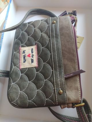 Bolso Ventis marrón y rosa