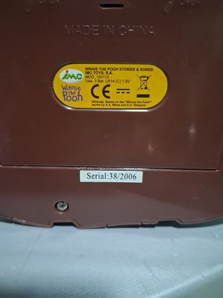 Winnie the Pooh Juguete Musical