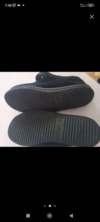 Traje de serrana y zapatillas terciopelo 
