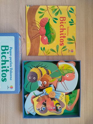 Bichitos: Puzzle Usborne + Libro