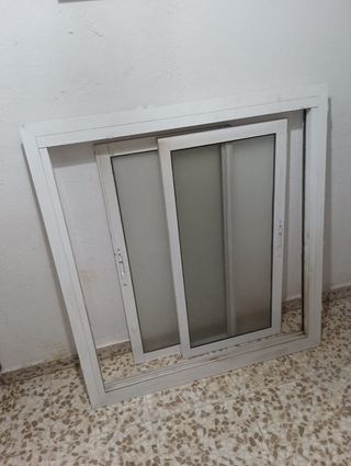 Ventana corredera aluminio nueva..oferton