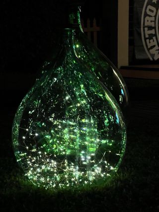 Garden Design - 2 Damigiane luce LED