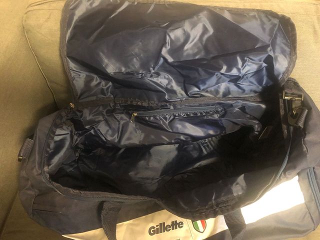 Borsone Sportivo "Gilette" Nuovo Originale