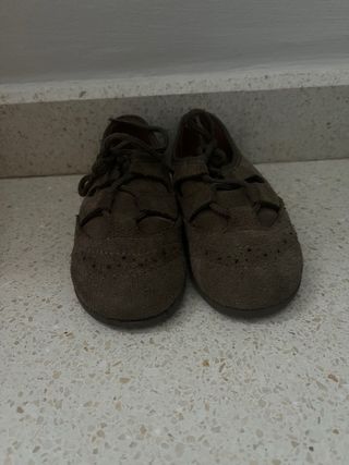 Zapatos ante niño - Marrón