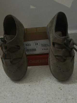 Zapatos ante niño - Marrón