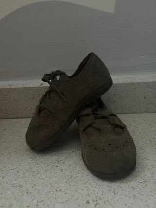Zapatos ante niño - Marrón