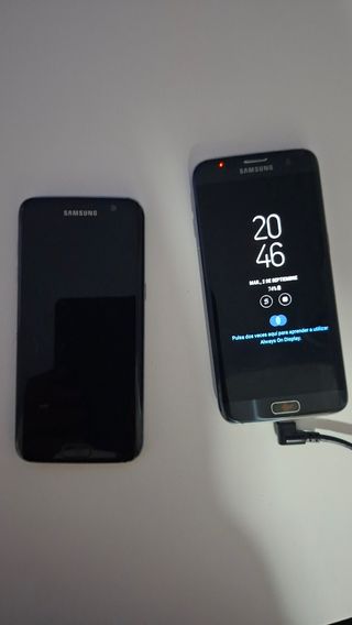 Samsung Galaxy - móvil negro
