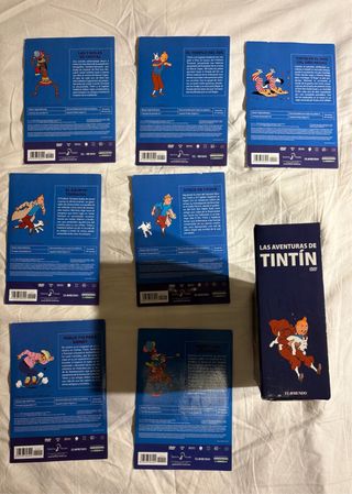 13 DVDs Tintín coleccionista
