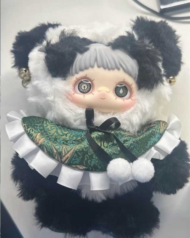 silver bamboo maymei poem of spring keychain plush