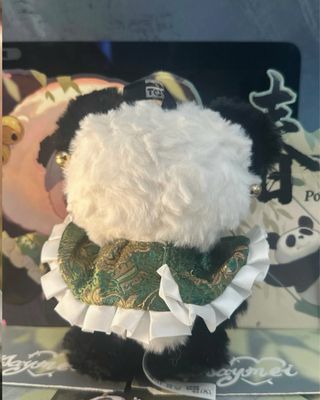 silver bamboo maymei poem of spring keychain plush