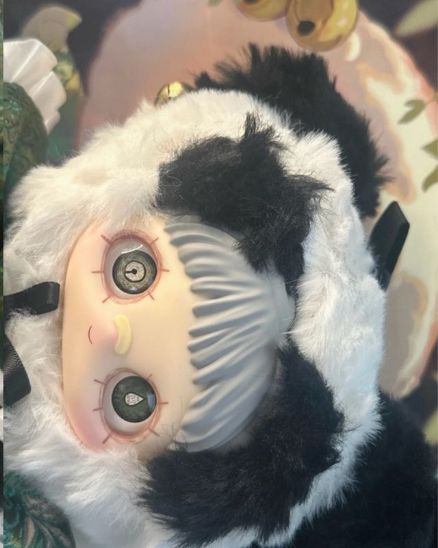 silver bamboo maymei poem of spring keychain plush