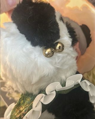 silver bamboo maymei poem of spring keychain plush