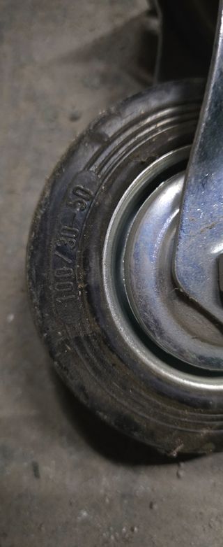 Rueda industrial base de carga