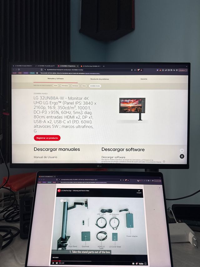 Monitor LG 32UN88A-W 4K UHD