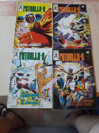 Lote PATRULLA X VÉRTICE. NUM 31,32,33 y 35. 