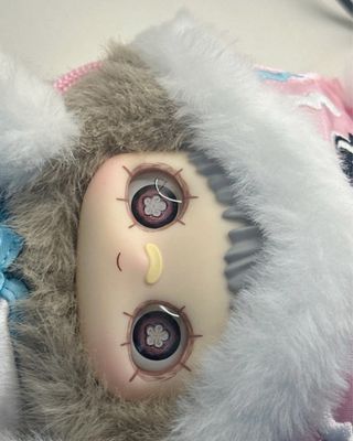 lion dance maymei poem of spring plush keychain