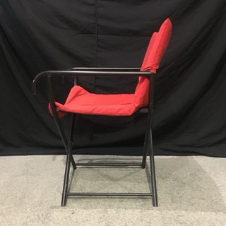 3 Sillas Director Vintage rojas