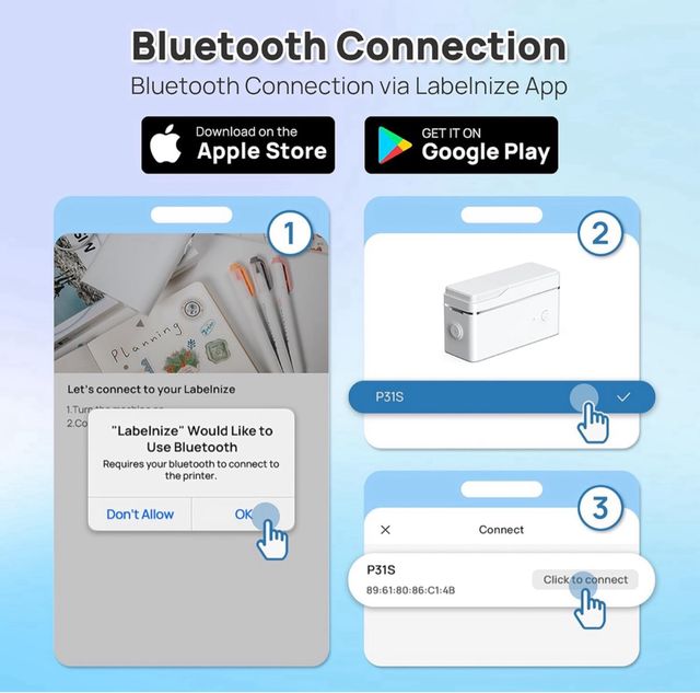 Mini impresora térmica POLONO P315