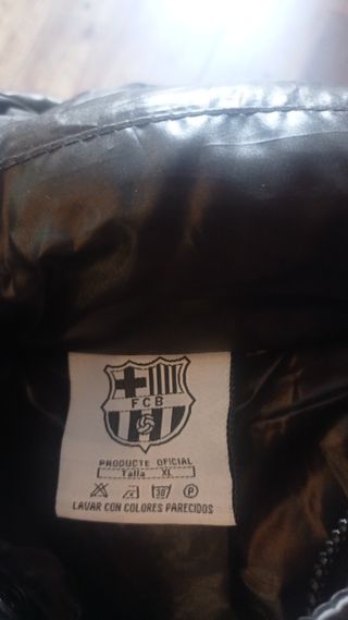 Chaqueta FC Barcelona - negra....