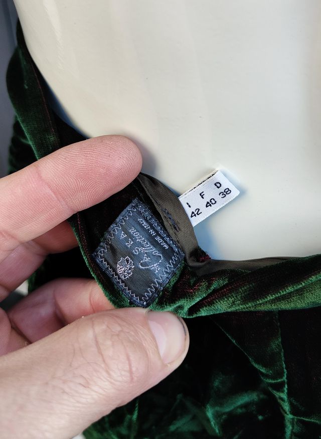 Tailleur velluto Maska Collection tg M