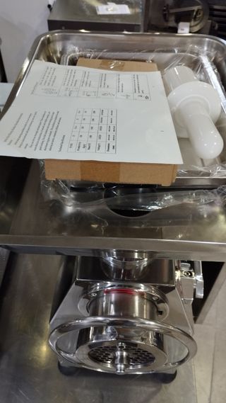 Picadora carne acero inoxidable