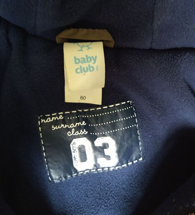 Abrigo niño C&A talla 80