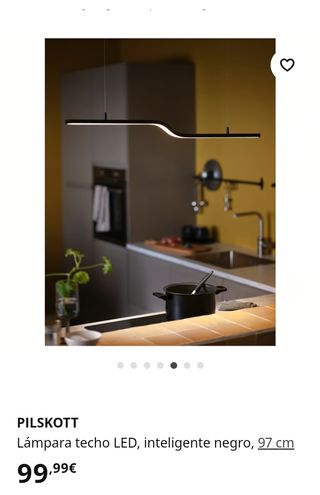 Lampara techo PILSKOTT Ikea 97cm