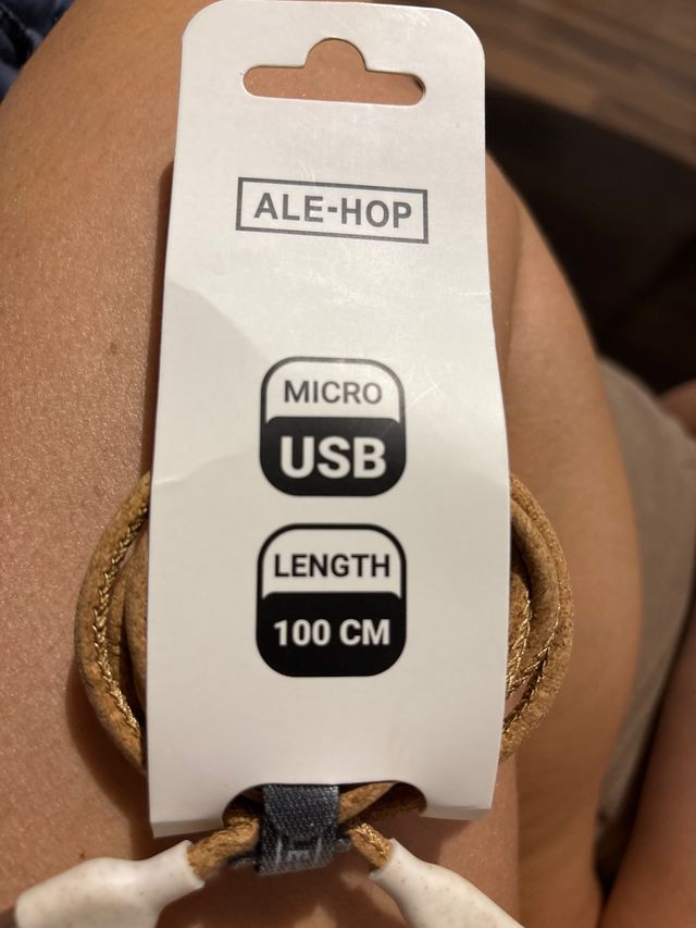 Cable MicroUSB ALE-HOP 100cm