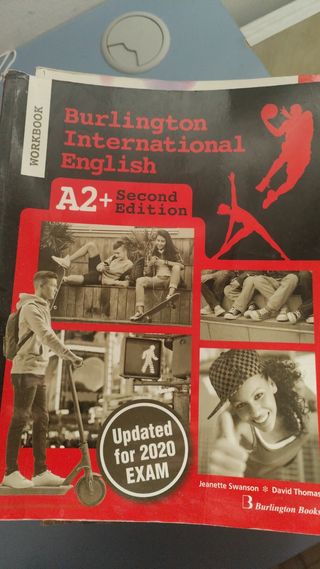 Libro de texto de inglés, escolares colegio Eso y