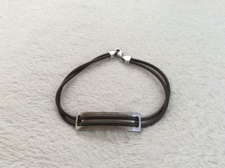 Pulsera Lotus Style marrón-plata
