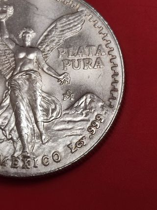 Onza Plata Libertad México 1991