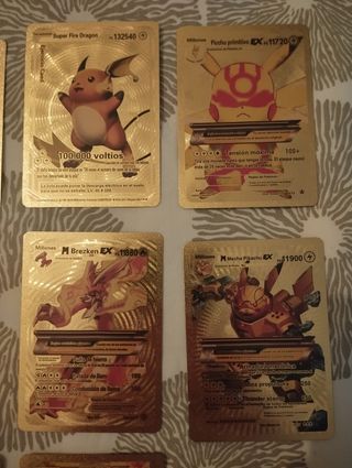Cartas Pokémon Doradas