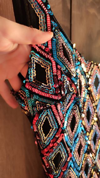 VESTIDO FIESTA LENTEJUELAS COLORES