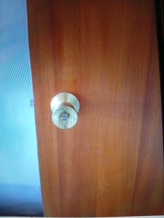 Puertas interior madera cristal